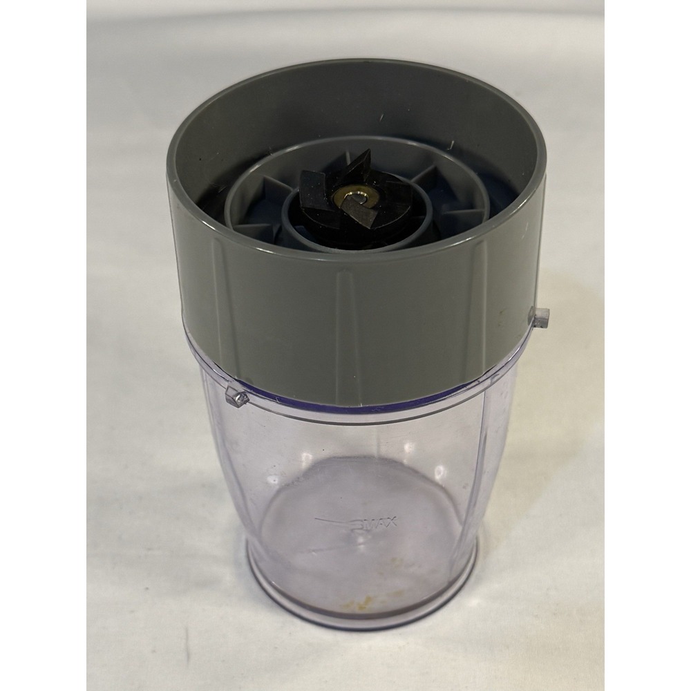 New with‎ Scratches and Marks Gray Lid Blender Cup 4" Length with Milling Blade